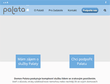 Tablet Screenshot of palata.cz